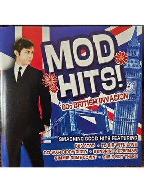 Mod Hits! 60s British Invasion CD Original Hits By The Zombies Hollies  37818cd